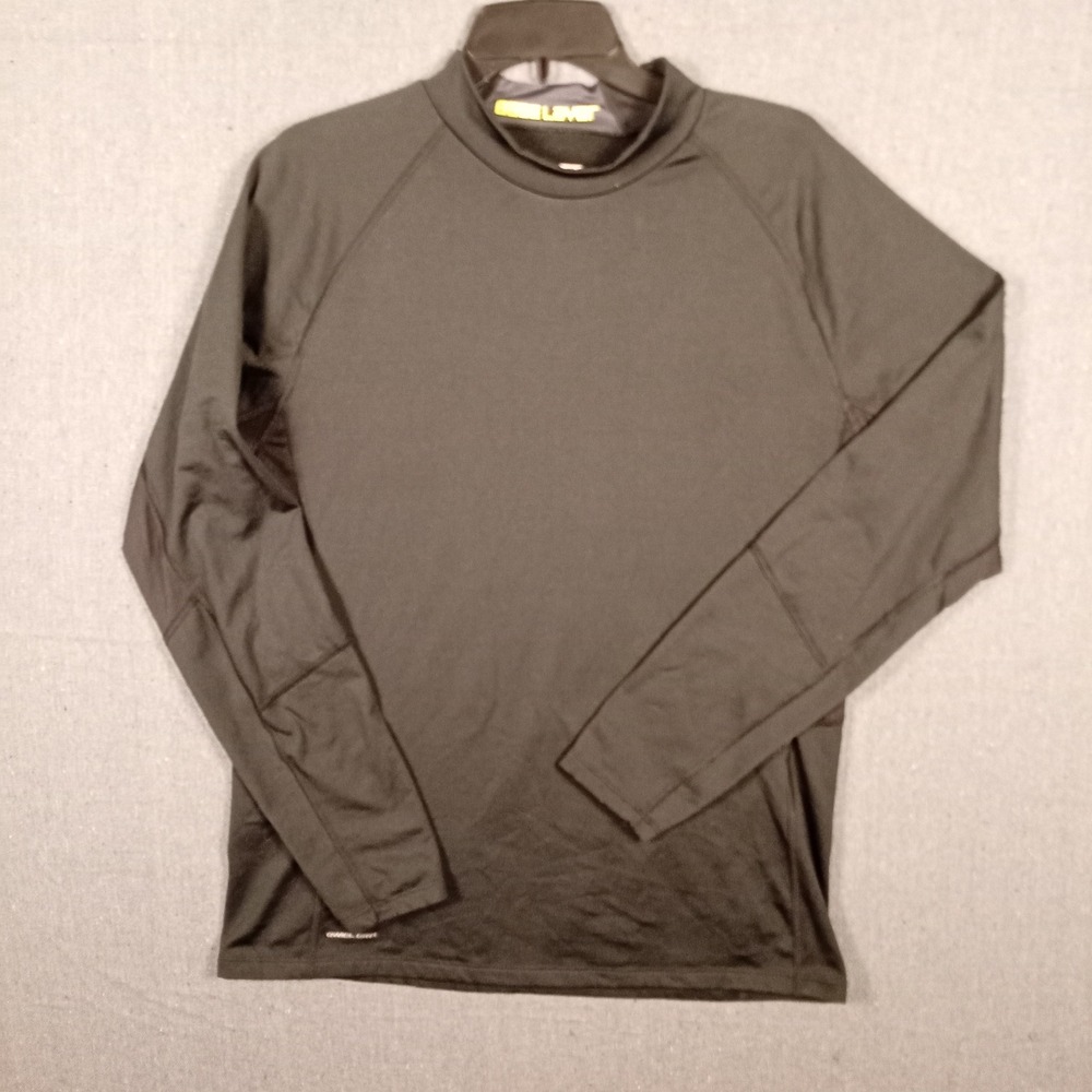 Layer 8 Mens Performance Base Layer Mock Neck Qwick-Dry Shirt Black XL